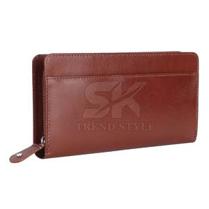 Pochette en cuir imperméable à logo personnalisé, idéale pour l'extérieur, modèle simple, la plus vendue - Product Image 1