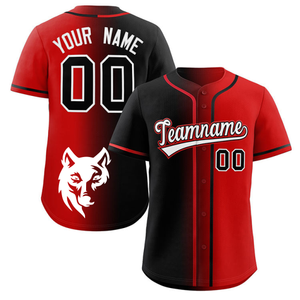 Vente en gros Tissu de maillot de baseball respirant en maille avec logo imprimé par sublimation dégradé taille USA - Product Image 5