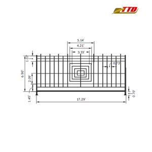 Fabrication au Vietnam de clôtures en fer forgé, clôtures métalliques garantissant une qualité et une durabilité supérieures avec 100 pour cent d'ingrédients locaux - Product Image 6
