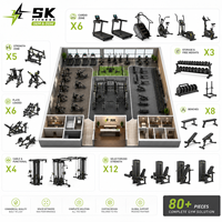 Équipement de gym SK, ensemble complet commercial pour centre de fitness, hôtel, club, musculation, cardio, fournisseur, direct usine, OEM, ODM, Chine