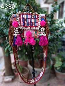 Banjara, bolso de hombro con espejo bordado a la moda para mujer, bolso de mano, recién llegado, fiesta de noche, tela de alta calidad - Product Image 5