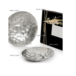 Juego de 2 tazones decorativos color plata, forma y tamaño personalizados, tazón para servir chocolates para proveedor mayorista - Product Image 6