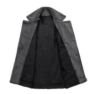 Nouvelle veste en cuir véritable décontractée pour hommes veste à capuche décontractée en cuir véritable avec fermeture à glissière oblique et col montant taille européenne - Product Image 4