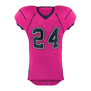Personnalisez votre propre maillot de football par sublimation, uniforme d'équipe, vente en gros, maillot de football américain pour adultes, uniforme court 100% - Product Image 6