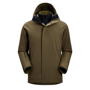 Nouvelle veste softshell imperméable pour hommes coupe-vent d'hiver en nylon et polyester pour la randonnée - Product Image 5