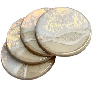 Dessous de verre en résine de créateur moderne Dessous de verre décoratifs polyvalents pour table à café Cuisine Bar et événements spéciaux - Product Image 3