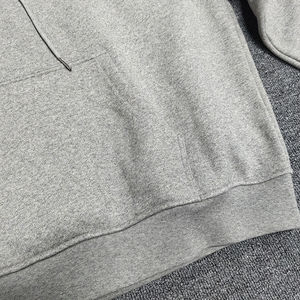 Custom Reversible Hooded Oversized Cotton Double Layer Streetwear 500 GSM Embroidered Blank Acid Wash Zip up Hoodie Men - Product Image 3