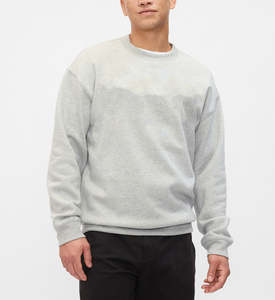 Sweat-shirt pour homme sur mesure 2025, vente en gros, tissu polaire, col rond, épaules tombantes, respirant, avec MOQ faible - Product Image 3