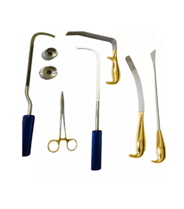 Ensemble d'instruments de chirurgie mammaire ASTRIN SURGICAL en plastique et acier inoxydable, 8 pièces, classe II, fonctionnement manuel, approuvé CE - Product Image 6