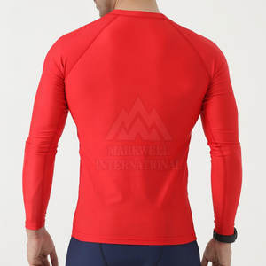 Camisetas de Compresión Ligeras y Ajustadas para Hombre, Camisetas de Compresión de Color Sólido de Alta Calidad para Entrenamiento - Product Image 6