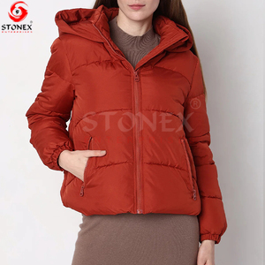 Veste d'hiver matelassée pour femmes, veste à bulles isolante de haute qualité, coupe-vent, vêtements d'extérieur tendance, impression de logo et de design personnalisés OEM - Product Image 1