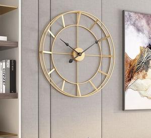 Geographical Design Scientific Metal Wall Clock for School and Office Library Wall Mounted Hanging Clock <b>Watch</b> - Product Image 1