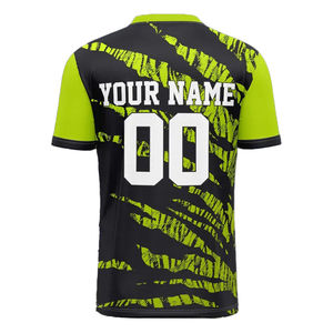 Camiseta de Fútbol Personalizada al por Mayor 2025, Impresión por Transferencia de Calor de Alta Calidad, Nombre y Número, Unisex, Servicio OEM, Diseño Personalizado - Product Image 3