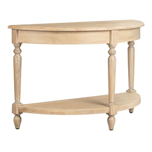 โต๊ะคอนโซลสไตล์คลาสสิกวินเทจโมเดิร์น ทำจากไม้มะม่วงแท้ 100% ผิวสีไวท์โอ๊ค เหมาะสำหรับห้องนั่งเล่น ทางเข้าบ้าน อพาร์ทเมนต์ เฟอร์นิเจอร์โรงแรม - Product Image 2