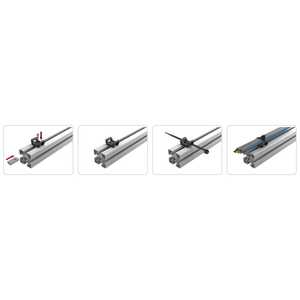 บล็อกรัดสายเคเบิลสีดำ K1278 โพลีเอไมด์เสริมใยแก้ว สำหรับยึดสายเคเบิลและท่อ - Product Image 2