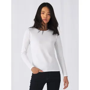 Camiseta Promocional Personalizada B&C # E190 LSL para Mujer para Merchandising - Product Image 1