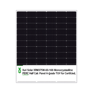 Panneau solaire monocristallin PERC à demi-cellules Xuri Solar XRM375W-60-166, qualité A, certifié TUV - Product Image 2