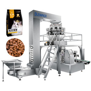 Voll automatische Verpackungs maschine für Tiernahrung 8-Stationen-Reißverschlussbeutel-Füll versiegelung maschine Kombination waage Multifunktion waage - Product Image 1
