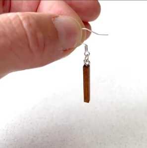 Accesorios de moda de madera pendientes de joyería de madera - Product Image 4