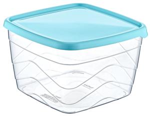 Contenedor de almacenamiento de plástico cuadrado de 4L con tapa, organizador de alimentos apilable, caja de almacenamiento de cocina transparente sin BPA, diseño duradero - Product Image 6