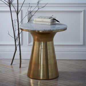 Metal <b>Table</b> With Marble Top for Luxury Apartment Villa at Wholesale and <b>Cheap</b> Factory Price Side <b>Table</b> With Good Price - Product Image 1