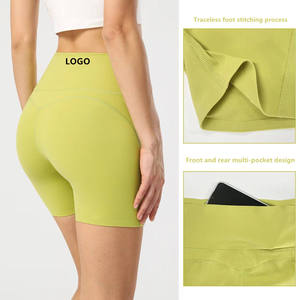 Short de yoga taille haute Leggings d'entraînement à pois sans couture Caractéristique de levage des fesses Pantalon de course décontracté Adultes OEM Disponible Hiver - Product Image 6