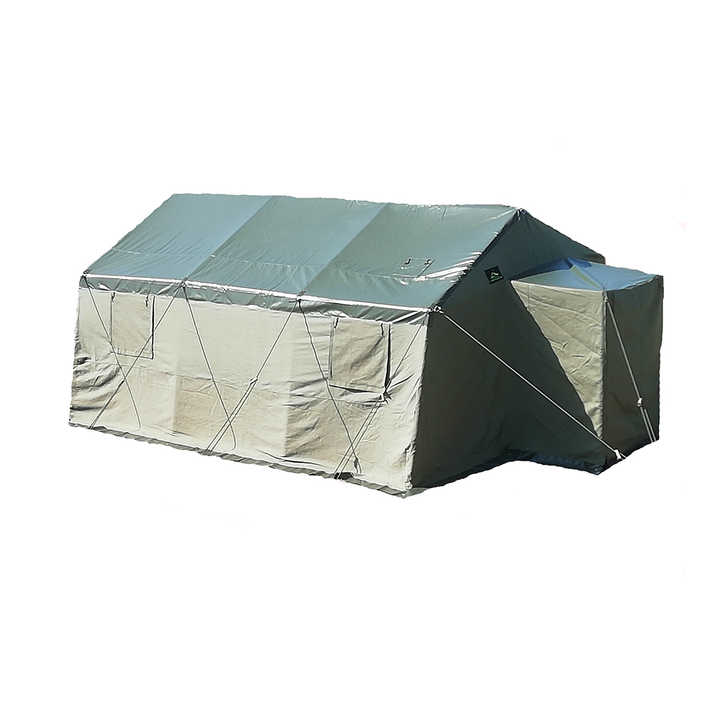 source 防水防风10座陆军帐篷,带窗户taktika-10军用迷彩帆布框架帐篷