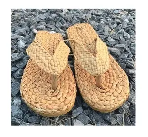 Sandalias de algas marinas a la moda, calzado informal de césped en Harmonia con natural 99 dorado