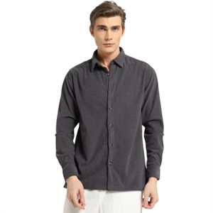 Camisa de pana para hombre versátil, material transpirable y ligero, perfecta para capas en cada temporada - Product Image 2