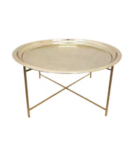 Table d'appoint moderne et élégante en métal Table basse avec finition haut de gamme très décorative Table d'angle avec design marocain pour salon