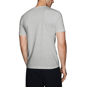 Vente en gros 100% coton blanc surdimensionné goutte épaule poids lourd avec Logo personnalisé hommes sérigraphie t-shirt grande taille hommes - Product Image 5