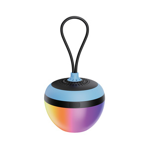 BT SPA-139 Haut-parleur PORTABLE sans fil 3W LED Light Party Batterie Dimensions 83*83*80MM BLEU Mini Haut-parleur - Product Image 2