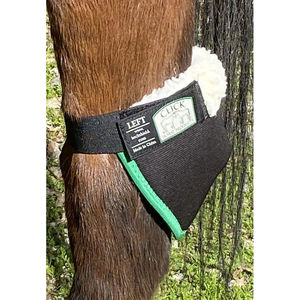 Protector de Cadera para Caballo Click Hock Shield, de Perfil Bajo, Suave y Flexible, para Prevenir Úlceras por Presión, Envoltura Ecuestre para Patas de Neopreno y Forro Polar - Product Image 1