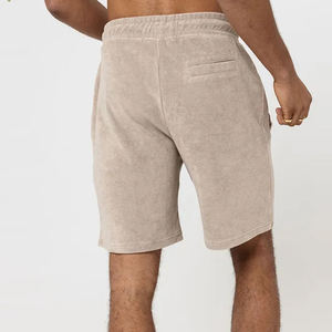 ชุดกางเกงขาสั้นผ้าฝ้ายออร์แกนิกสำหรับผู้ชาย100% ผ้าเทอร์รี่ย้อมสีล้วนแห้งเร็วระบายอากาศได้ดี - Product Image 5