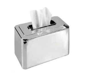 <b>Accessories</b> Top Quality Handmade <b>Silver</b> Plated Hammered Metal Iron Tissue Box <b>Bathroom</b> Paper Holders Metal Iron Box Tissue Paper - Product Image 1