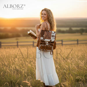 Sac à dos en cuir de vachette artisanal, nouveau style, design sculpté, bohème, portable, avec cadre interne, personnalisable, vente en gros - Product Image 5