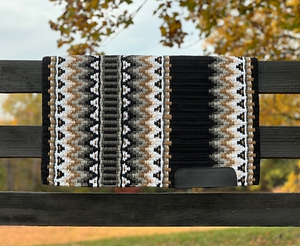 Couverture de selle Western Show Horse Design néo-zélandais Couverture de selle en laine faite à la main Top Tapis de selle en laine Taille - Product Image 5