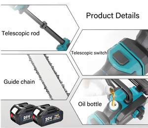 Bomba de <span class=keywords><strong>aceite</strong></span> automática de 12 pulgadas para <span class=keywords><strong>Sierra</strong></span> de poste de alta velocidad sin escobillas 6000r/min, herramienta de jardín, máquina cortadora de madera, <span class=keywords><strong>sierra</strong></span> de cadena, sierras eléctricas - Product Image 5