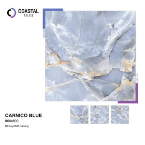 Carnico กระเบื้องพอร์ซเลนขัดเงาเกรดพรีเมียมขนาด800x800มม. ผิวมันทันสมัยดีไซน์ชายฝั่งแบบคลาสสิกฟังก์ชั่นไฟร์บริก - Product Image 3