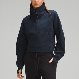 Sudadera Ligera de Secado Rápido con Cierre de Cremallera de un Cuarto para Mujer, Personalizada con Logotipo, Calidad Premium, Material 100% Algodón - Product Image 1