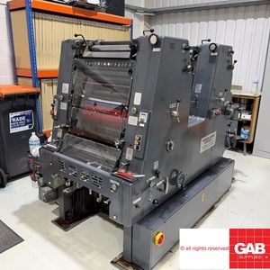 เครื่องพิมพ์ออฟเซ็ตสองสี Heidelberg GTO ZP-46 พร้อมระบบเพิ่มความชื้น Varn Kompac III มือสอง - Product Image 1