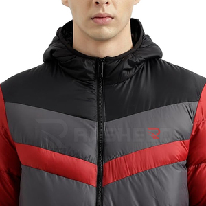 Chaqueta acolchada de Material de alta calidad de diferentes colores, chaqueta acolchada de diseño y tamaño personalizado para hombre, transpirable y sostenible de secado rápido - Product Image 6