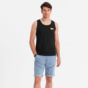 Camiseta sin mangas para hombre al por mayor último diseño hecho del mejor MATERIAL PERSONALIZADO Fitness y gimnasio estilo Atlético algodón y poliéster - Product Image 1