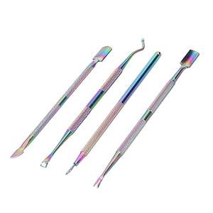 Juego de removedor de esmalte de gel y empujador de cutículas de primera calidad con color arcoíris - Product Image 5