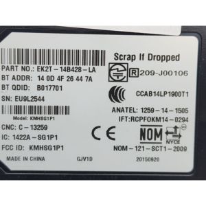 Téléphone BLUETOOTH CENTRALINE FORD TRANSIT Custom Kombi EK2T14B428LA (12>) - Product Image 3