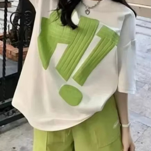 ชุดเซ็ต2ชิ้นเสื้อกางเกงขาสั้นพิมพ์ลาย3D สำหรับผู้หญิงชุดเสื้อผ้า2ชิ้นแบบลำลองมีสไตล์ขายส่ง - Product Image 6