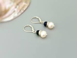 Pendientes de aro clásicos de joyería fina de boda de compromiso de Plata de Ley 925 personalizados de alta calidad con piedras preciosas de zafiro - Product Image 3