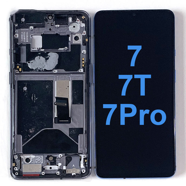 Original LCD Screen Replacement Display Assembly Frame 1 Year Warranty OnePlus 7 7T 7 Pro High Quality OLED/TFT Touch Digitizer