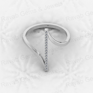 Top Selling Women's Wedding Wear <b>Ring</b> 925 Sterling Solid <b>Silver</b> Vermeil <b>Eternity</b> Band Prong Customized Fine Jewelry Vertical - Product Image 1