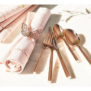 Cadeaux de mariage ensemble de couverts en argent meilleure qualité en acier inoxydable ensemble de couverts outils de cuisine ménage couverts ensemble de couverts - Product Image 3